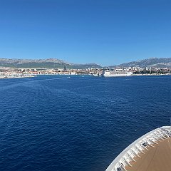 IMG_9317 Sailing into Split, Croatia