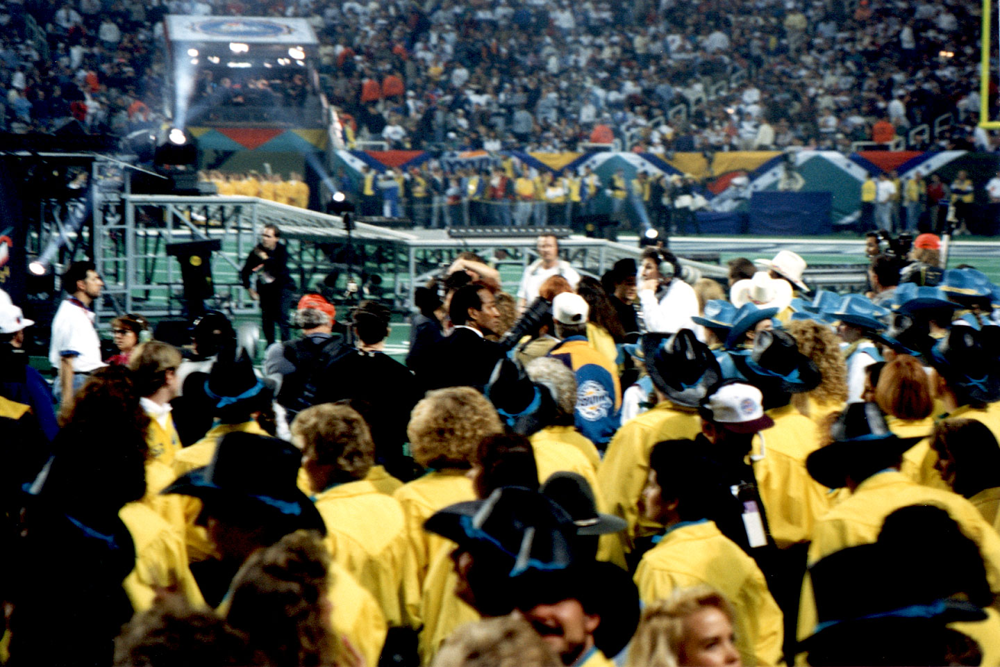 126.jpg, Preparing for the
half-time show